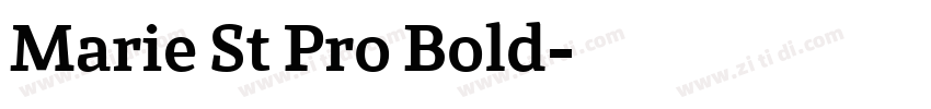 Marie St Pro Bold字体转换